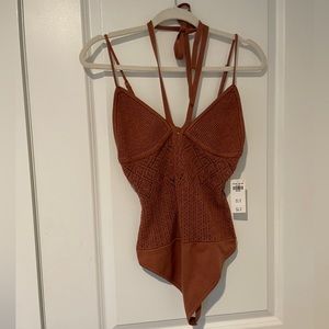 Abercrombie and Fitch crochet bodysuit